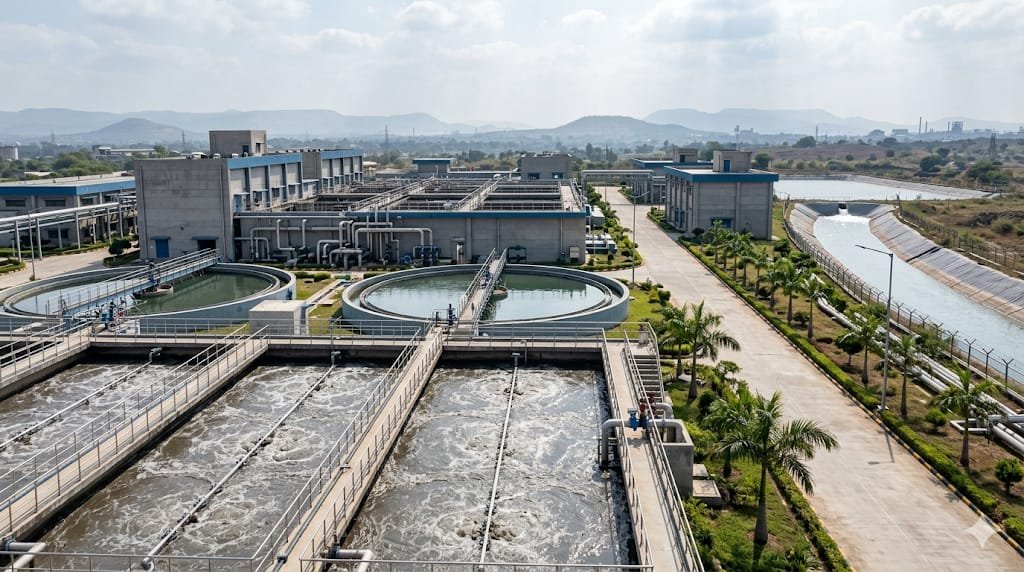 SM Polymers chlorination equipment installed at a treatment plant